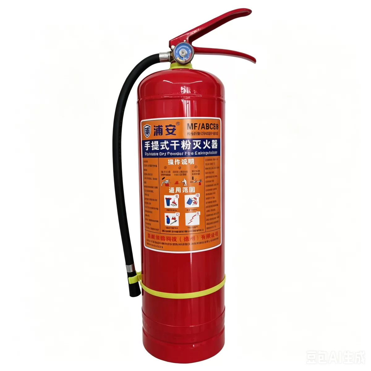 8kg ABC Dry Powder Fire Extinguisher – Heavy-Duty Fire Suppression