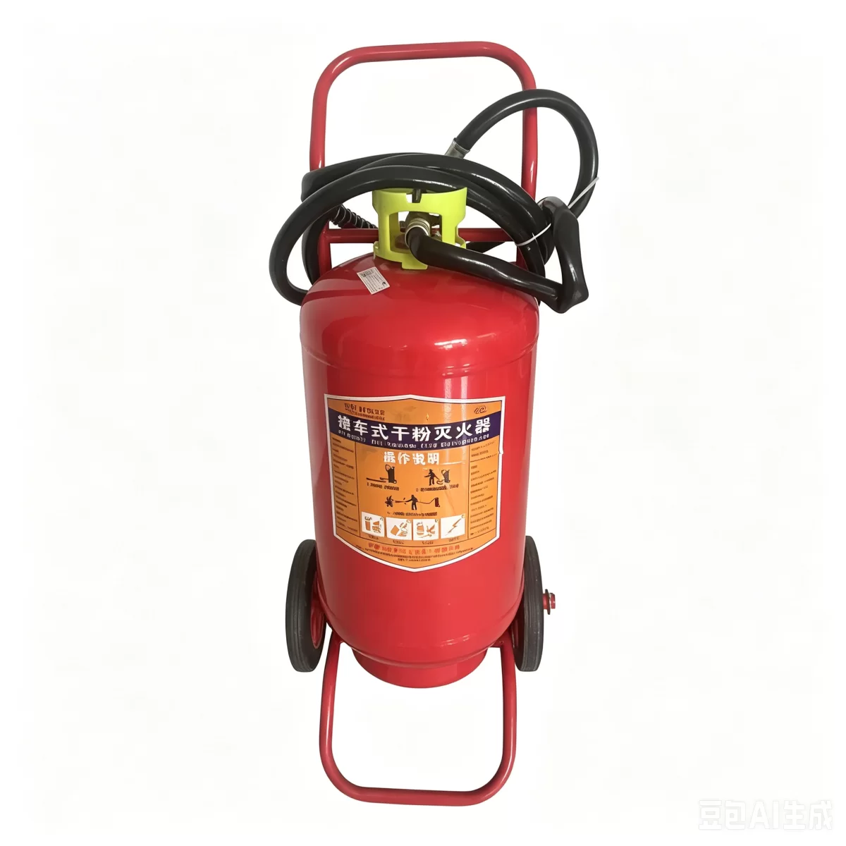 Heavy-Duty 35kg Wheeled ABC Dry Powder Fire Extinguisher